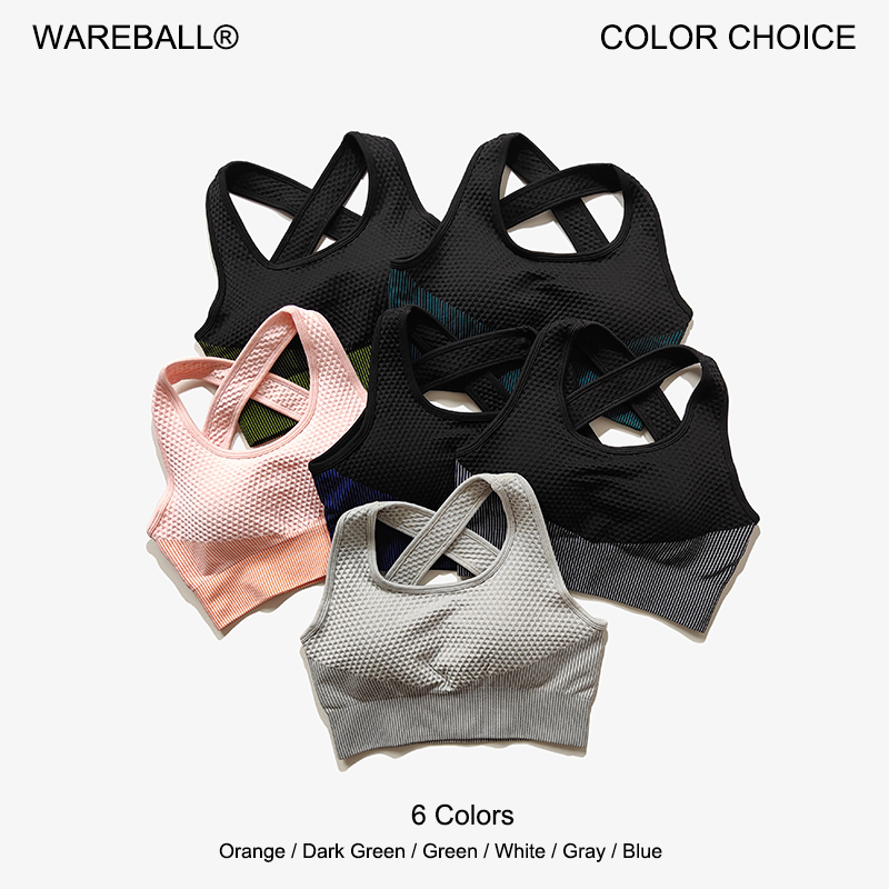WAREBALL 6 Colors Yoga Sport B - đánh giá và giá Sports Bra High Impact