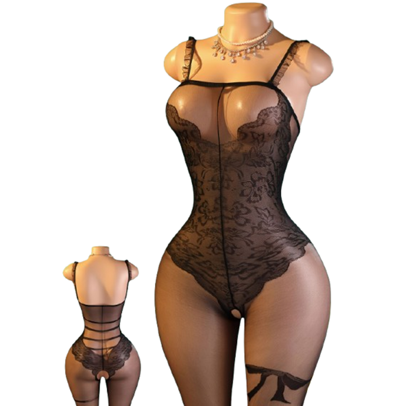 1-Piece Black Lace & Sheer Mes - đánh giá và giá Lace Teddy Lingerie