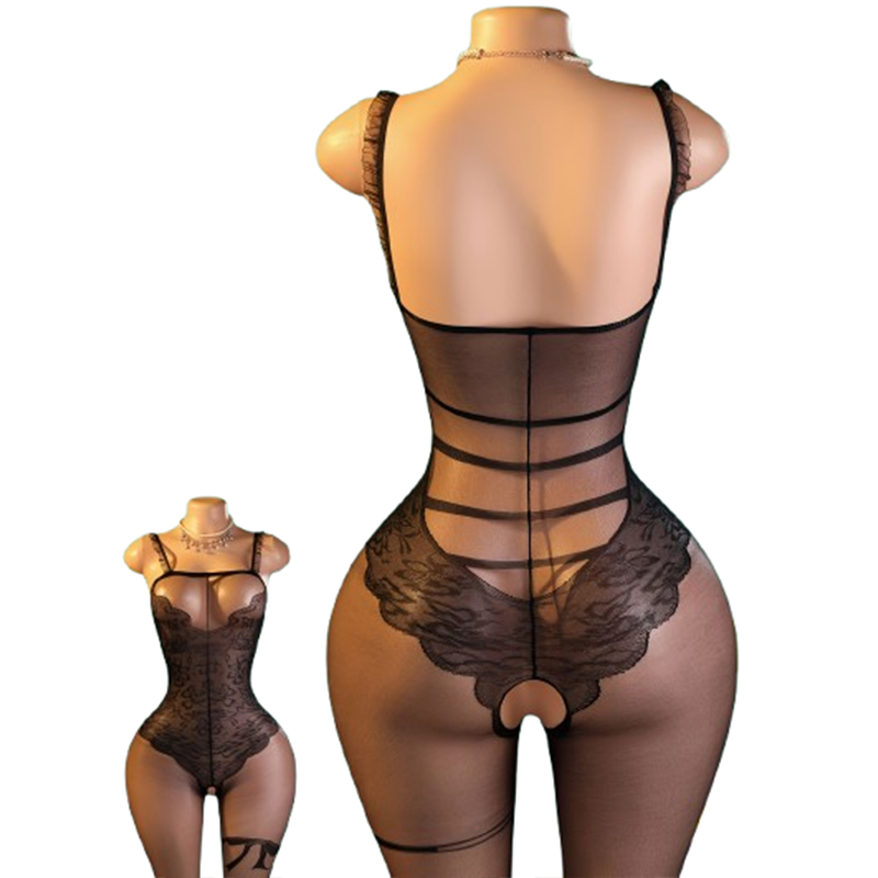 1-Piece Black Lace & Sheer Mes - đánh giá và giá Lace Teddy Lingerie