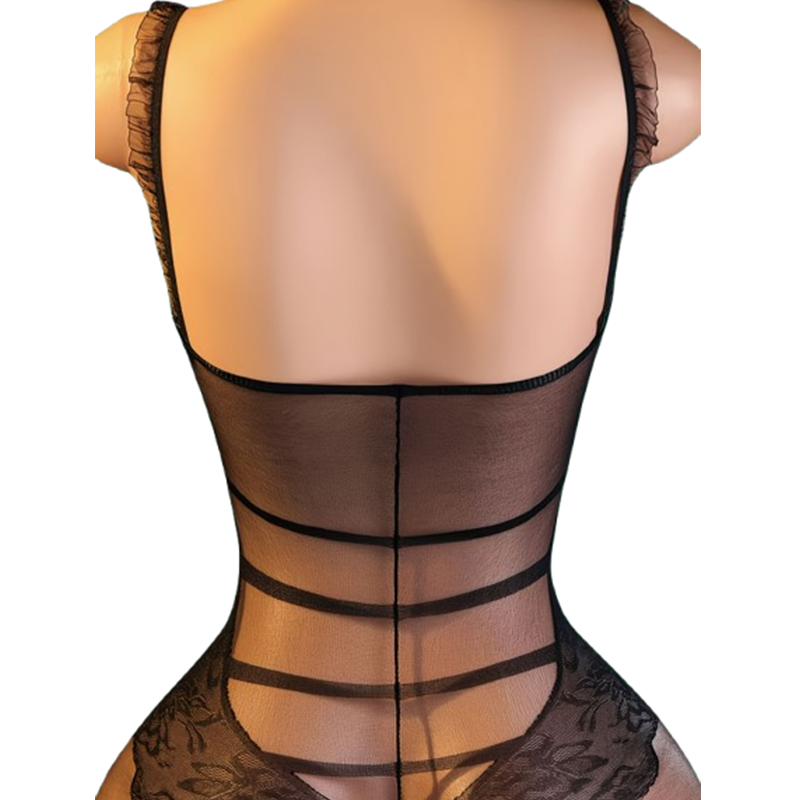 1-Piece Black Lace & Sheer Mes - đánh giá và giá Lace Teddy Lingerie