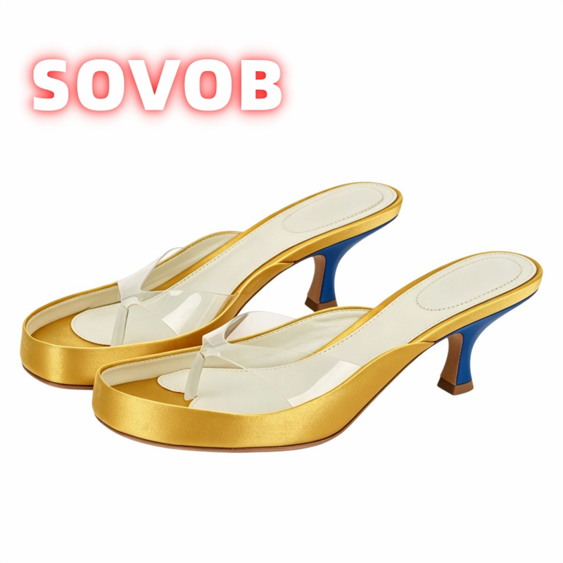Clear Jelly Kitten Heel Thong  - đánh giá và giá Slip Dress Satin