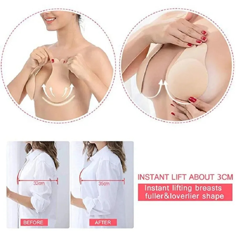 Women push up bras self adhesi - đánh giá và giá Silicone Bra Adhesive
